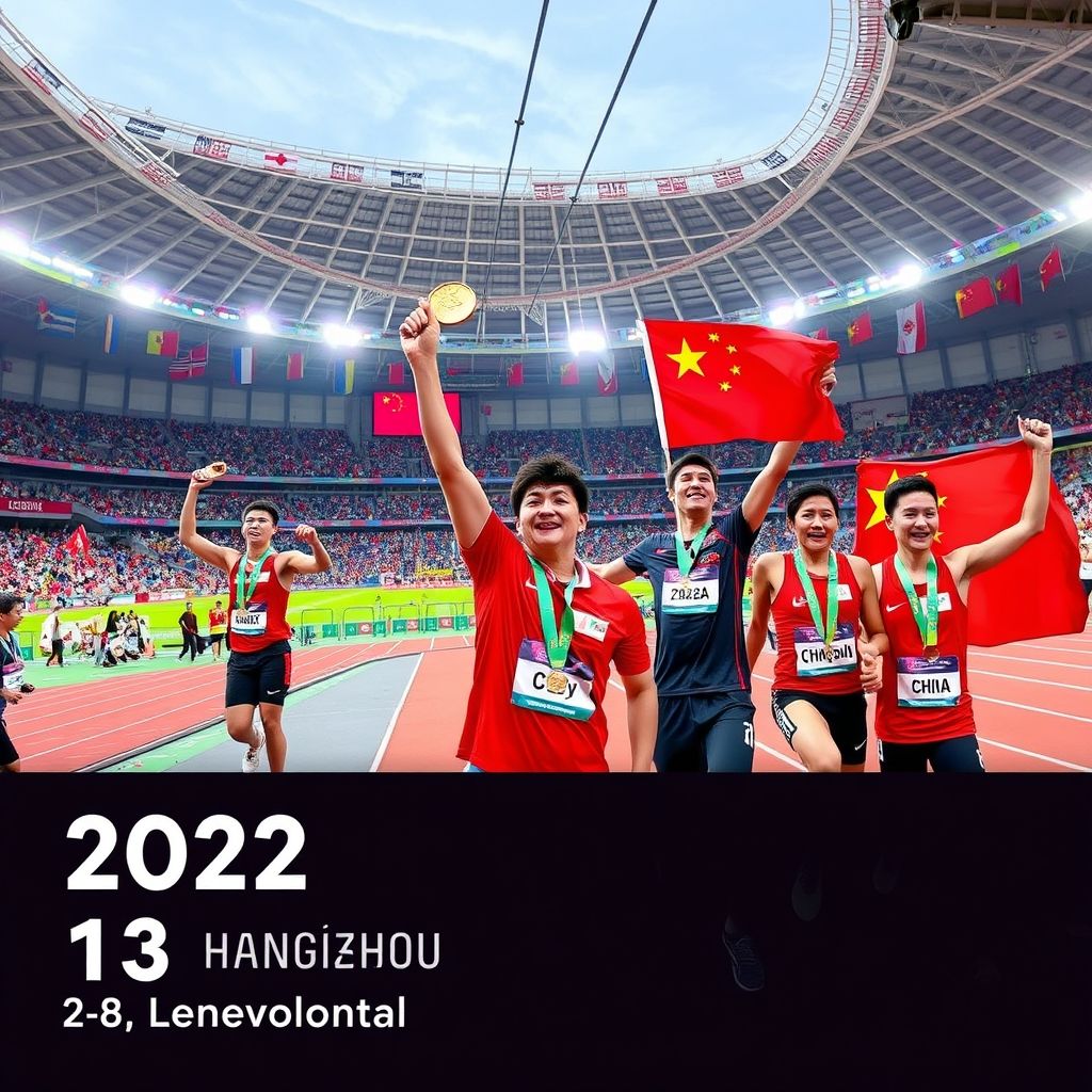 乐鱼体育APP下载-2022年杭州亚运会田径比赛结束，中国代表队斩获13枚金牌！
