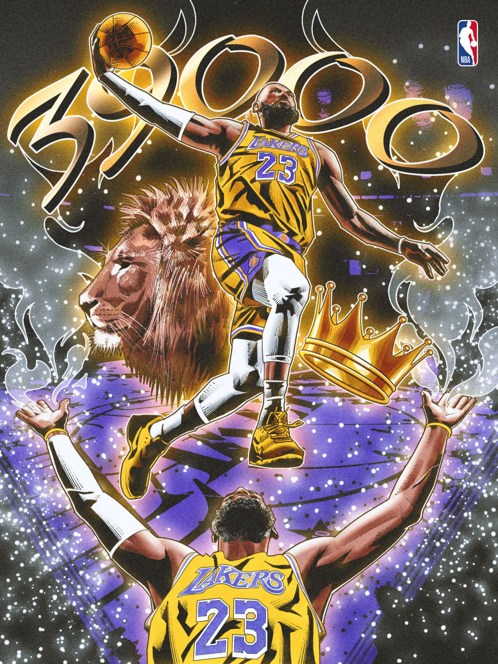 詹姆斯在比赛最后时刻神奇发挥，湖人主场力克小牛